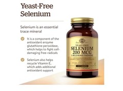 Solgar Yeast-Free Selenium 200 Mcg 250 Tablet