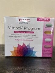 Lot 2 – GNC Womens Vitapak Program HEALTH & WELLNESS 30 Day Supply Multivitamin