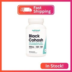 Nutricost Black Cohosh for Women 660mg, 120 Capsules – with Don Quai, DIM, and C