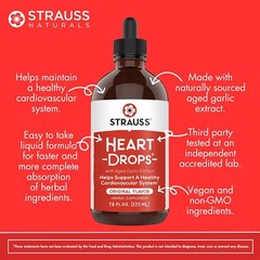 Heartdrops Herbal Heart Supplements w/ European Mistletoe and Extracts of Aged G