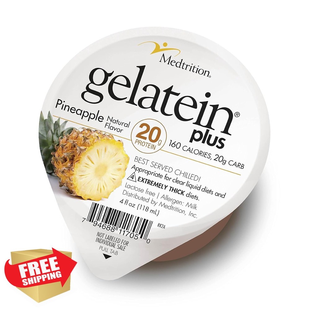 Medtrition Gelatein Plus Pineapple 4oz 36pk