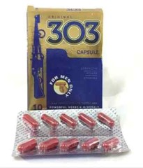 Original 303 Capsules (40 N) For Men Only 100% Herbal & effective + Free Ship