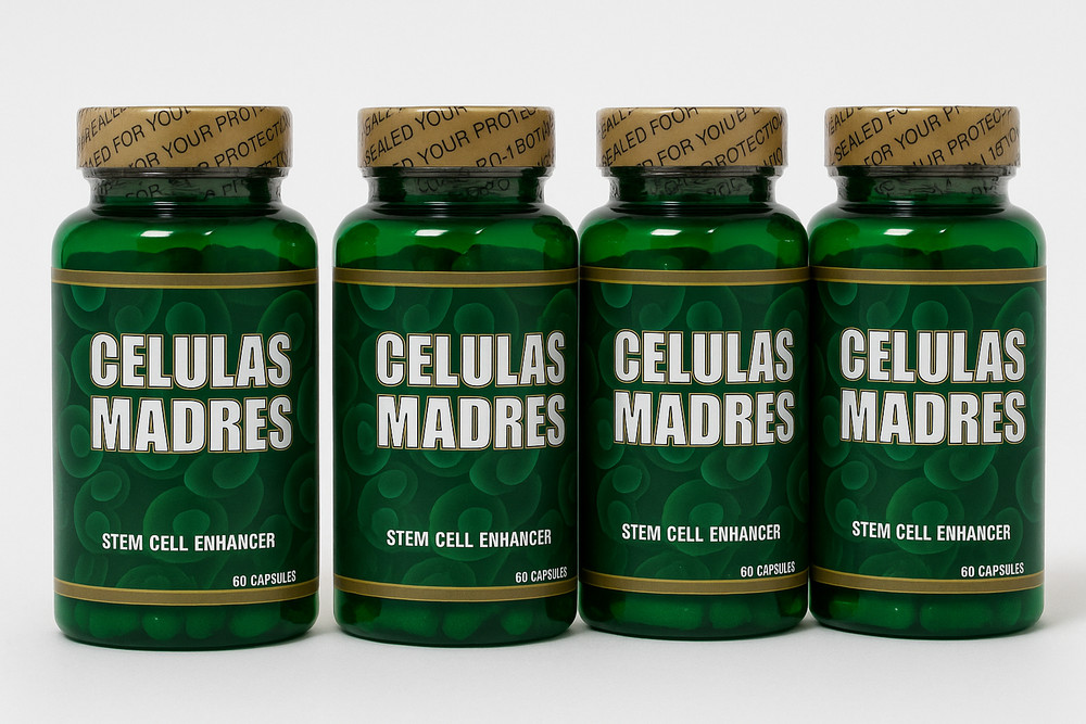 4 Celulas Madres 240 Caps | Stem Cell & Spirulina AFA Formula BIOXTRON HOMBRE
