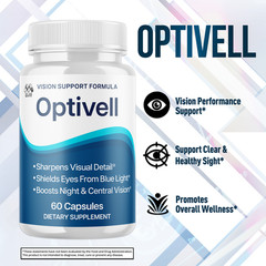 (5 Pack) Optivell Pills Advanced Vision Support Supplement Opti Vell 300 Capsule