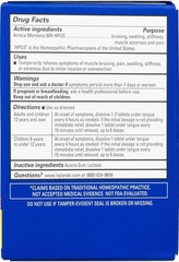 Hyland’s Arnica 30x 50 Tablets (3 Pack = 150 Tablets), Bruising, Swelling, Muscl