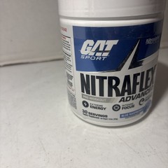 Nitraflex Pre Workout Supplement Blue Raspberry 30 Servings 08/2028