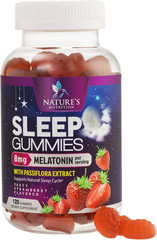 Sleep Gummies 8Mg Melatonin – Extra Strength Sleeping Support with 20Mg Passiflo