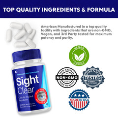 Sight Clear – Support Healthy Eye Vision for Clarity & Focus (5 Pack)