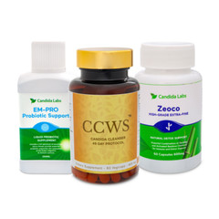 CCWS Candida Cleanser, Zeoco, EM Pro + Leaky Gut Repair worth $39 FREE