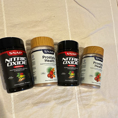 SNAP Nitric Oxide Booster + Prostate Health Dietary Supplement Lot 4x 90ct