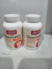 2x Jarrow Formulas Quercetin 100 Capsules 500mg Exp 05/26
