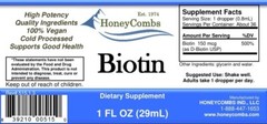 Biotin- Liquid- alcohol free- Encourage healthy hair, skin and nails. 500% DV