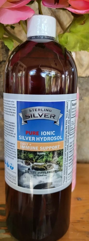 Colloidal Silver 10 PPM 32 oz. 💥💥FREE Priority Mail Shipping 💥💥