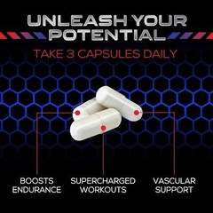 Nitric Oxide Booster Extra Strength- L Arginine 3x Strength Nitric Oxide Support