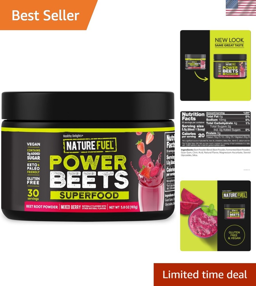 Nature Fuel Power Beets – Super Concentrated Non-GMO Beet Juice Powder – Deli…
