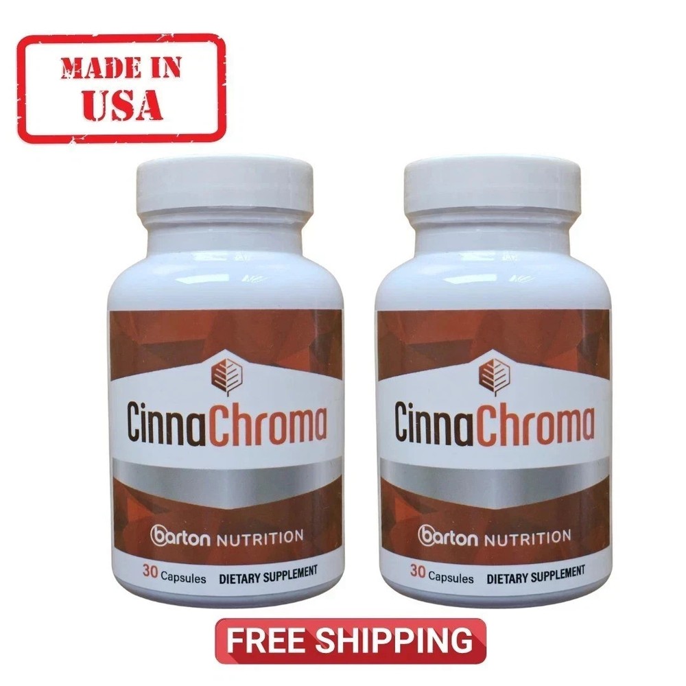 2 Pack CinnaChroma Blood Sugar Support w/ Cinnamon Extract & Chromium