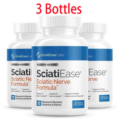 1-3 Bottles SciatiEase Labs Sciati Ease Sciatic Nerve Formula 120 Cap ! Exp 2028