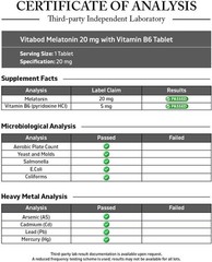 Melatonin 20mg 240 Fast Dissolve Tablets Natural Berry Flavor Non-GMO Drug-Free