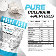 Perfotek Collagen Powder for Women Men (5Lb) Types I-III Unflavored Easy to Mix