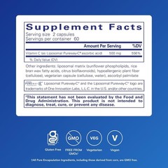 Pure Encapsulations Liposomal Vitamin C – Immune Support Supplement* – Antioxida