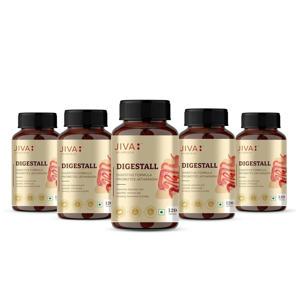 Digestall Tablet | Helpful In Indigestion, Bloating & Acidity (Pack of 5) D877