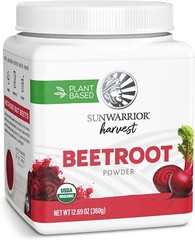 Sunwarrior Beet Root Powder Increase Stamina Blood Flow Circulation Nitric, 360g