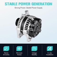 Alternator 3.8L Jeep Wrangler Dodge Caravan VW Routan