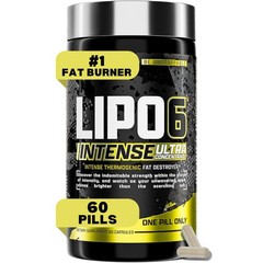 Lipo6 Black Intense Ultra 60 Count (Pack of 1), No Color