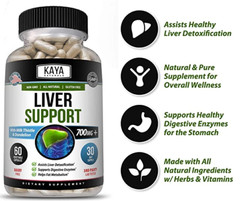 (2 Pack) Liver Support 60Ct, Cleanse, Detox & Repair Formula 22 Herbs MilkThist