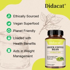 Green Coffee Bean Supplements – Supports Healthy Weight,Reduces Belly Fat