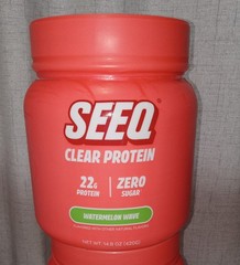 SEEQ Clear Whey Isolate Protein Powder-🍉 WATERMELON WAVE 15 Servings- 14.8 Oz