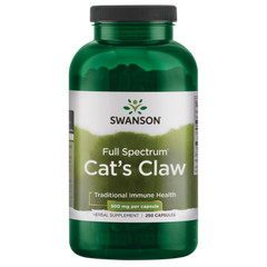 Swanson Cat’s Claw 500 mg 250 Capsules