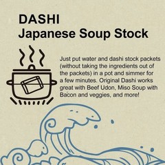 Grelim Japanese Dashi Soup Stock Fish & Mushroom-based stock powder 18 bags