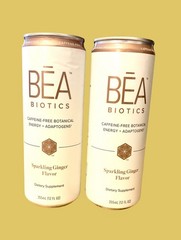 Isagenix BĒA Biotics Energy Drink Sparkling Ginger Flavor 2 ct. Exp 12/2025