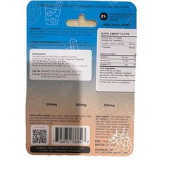 Silly Labs Mood Support Blue Raspberry Rapid Release Chewables 300mg 12ct