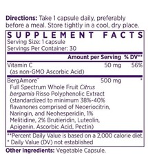 NAOMI Italian Citrus Bergamot 500mg – Support heart health + cholesterol levels