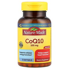2 X Nature Made, CoQ10, 100 mg, 72 Softgels