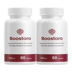 Boostaro Capsules -Boostaro -Blood Flow Virility For Men 60 Caps .Pack of 2