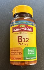 🔥 Nature Made Time Release Vitamin B12 1,000 mcg,75 Tablets,EXP 11/2026 🔥