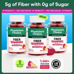 Choice Physician’s Fiber Gummies 3-Pack: Digestive Health & Regularity