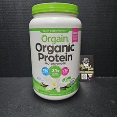 Orgain Organic Protein Plant Based Powder Vanilla Bean 2.03 lbs EXP 6/13/26