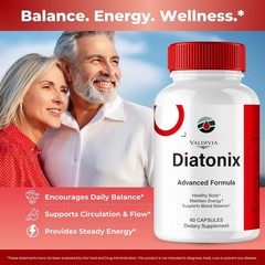 Diatonix Blood Sugar Balance Supplement Capsules Glucose Support 1 Pack 60Ct