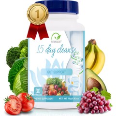 20 Bottles 15 Days Cleanse GUT SUPPORT Dietary Supplement 30 Capsules