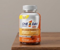 One A Day 50+ Immunity + Brain Support Gummies