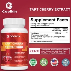 Tart Cherry Extract – Muscle Recovery,Cleanse Detox,Gout Relief,Urinary Health