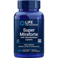 Life Extension Super Miraforte with Standardized Lignans 120 caps chrysin