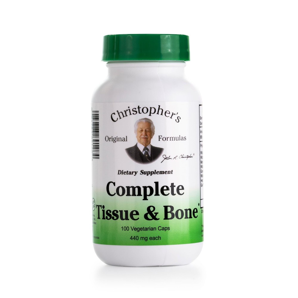 Christopher’s Original Formulas Complete Tissue & Bone Formula – 100 Veg…