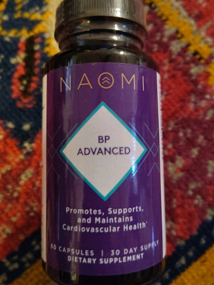 NAOMI BP Advanced Blood Pressure Support 60ct w/Olive Leaf & Vit K2 (MK-7)