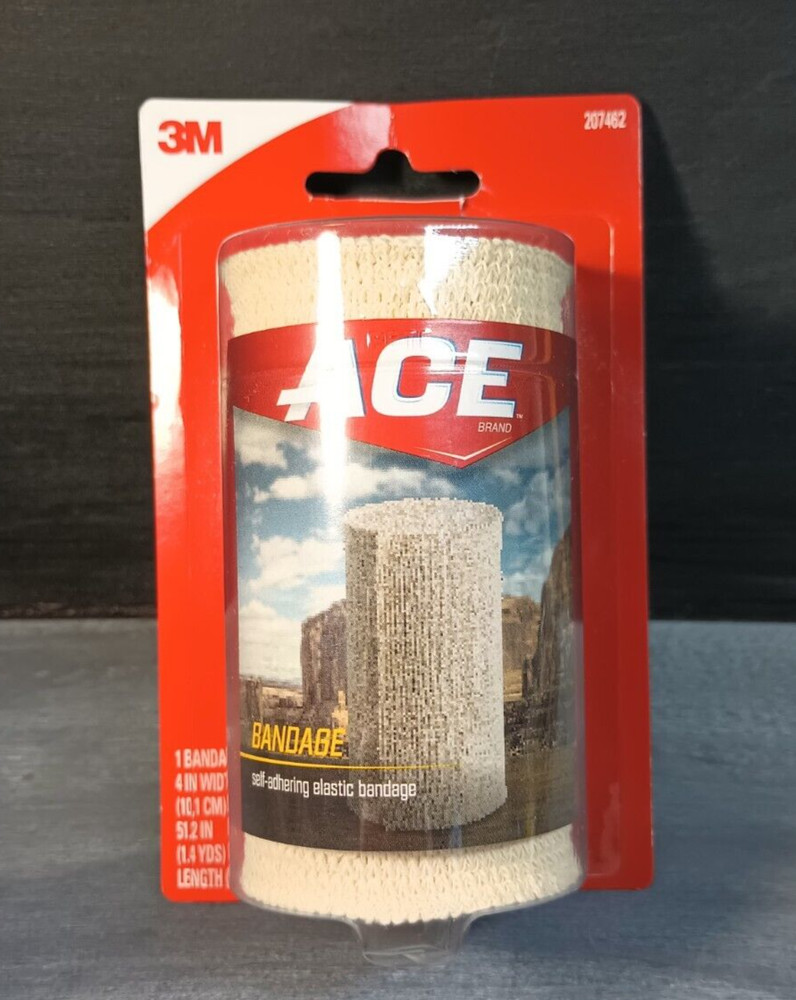 Ace Self Adhering Elastic Bandage 4″ Width 51.2″ Length New NISP MED18-05