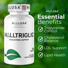 HALLTRIGLIC – Cholesterol & Triglyceride Levels – Cellular Function – 60 caps